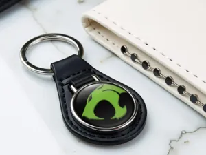 Key Chain Leather Minimalist Durable Modern Style